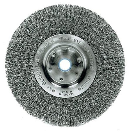 WEILER Weiler 804-01178 8 Inch Narrow Crimped Wire Wheel .014 W-3-4 Inch 804-01178